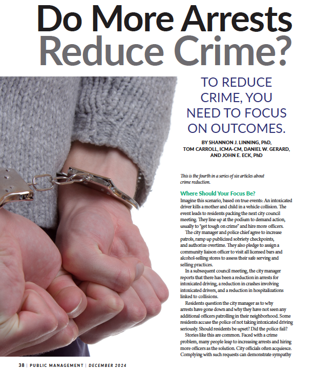 Article 4: Do More Arrests Reduce Crime?